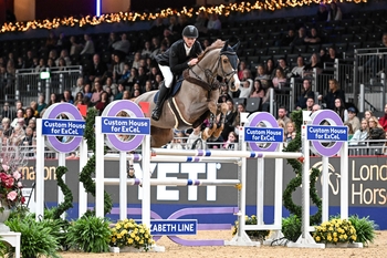 Sandy McLean lands the Yeti Under 25 British Showjumping Championship at the London International Horse Show Sandy McLean lands the Yeti Under 25 British Showjumping Championship at the London International Horse Show